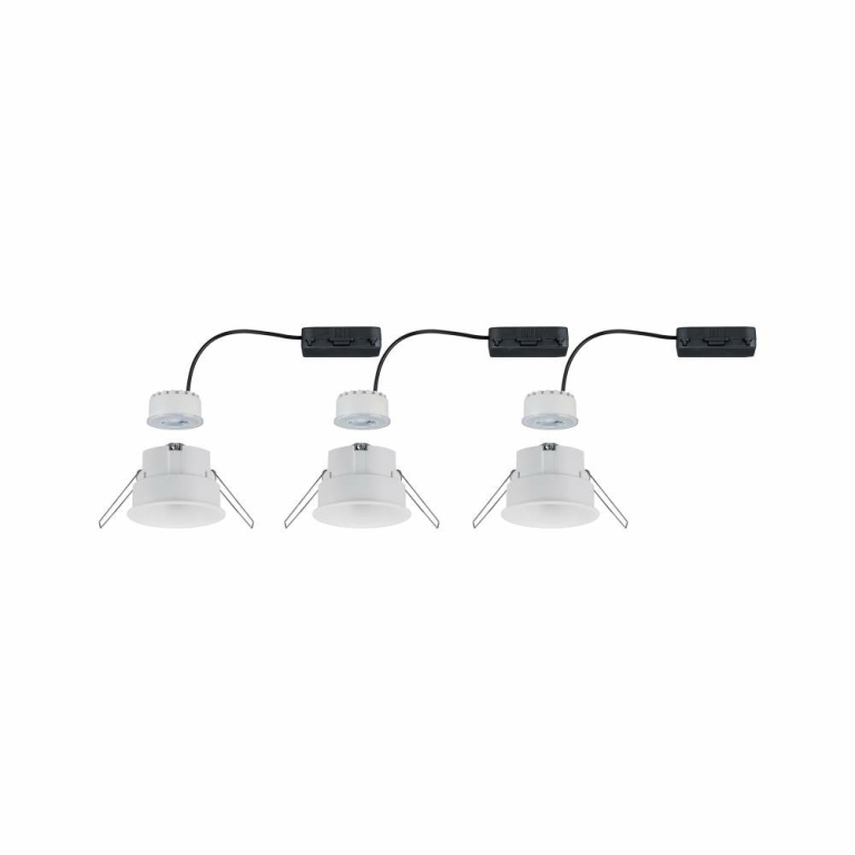 Paulmann Einbauleuchte LED Cymbal 3x6,8W Weiß matt