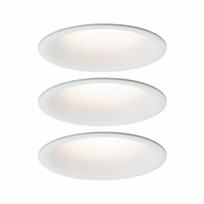 Paulmann Einbauleuchte LED Cymbal 3x6,8W Weiß matt