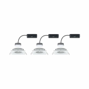 Einbauleuchte LED Nova Plus eckig 3x6,8W  Weiß matt