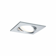 LED Einbauleuchten 3er-Set Nova Plus Coin eckig 6W 2700K Aluminium schwenkbar dimmbar