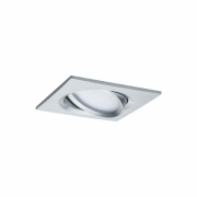 LED Einbauleuchten 3er-Set Nova Plus Coin eckig 6W 2700K Aluminium schwenkbar dimmbar