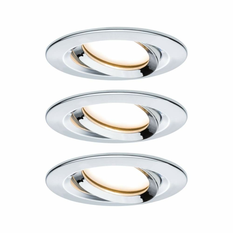 Paulmann Einbauleuchte LED Nova Plus rund 3x6,8W  Chrom