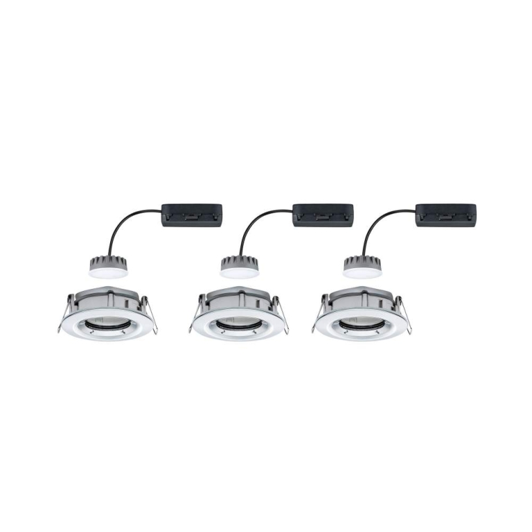 Paulmann Einbauleuchte LED Nova Plus rund 3x6,8W  Chrom