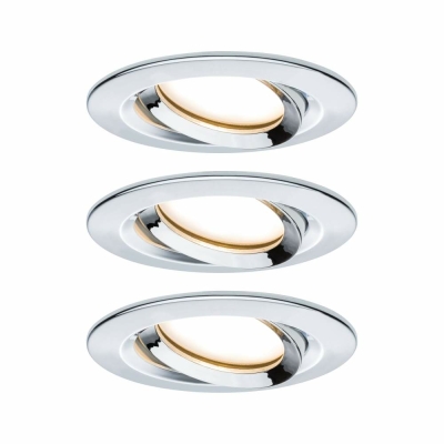 Paulmann Einbauleuchte LED Nova Plus rund 3x6,8W  Chrom