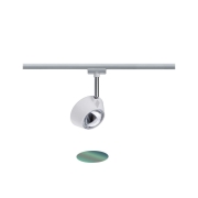 URail LED Schienenspot Sabik 9W 2700K dimmbar chrom matt weiß (LED fest verbaut)