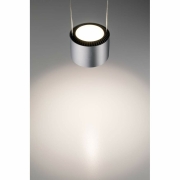 URail LED Pendelleuchte Aldan Chrom matt/Schwarz 8,5W 2700K dimmbar (LED fest verbaut)