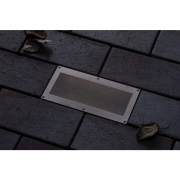 Solar LED-Bodeneinbauleuchte Aron 20x10 cm mit Bewegungsmelder & Dämmerungssensor IP67 3000K