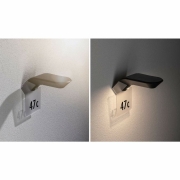 LED Solar Außenwandleuchte Soley anthrazit mit Bewegungsmelder IP44 42lm 3000K