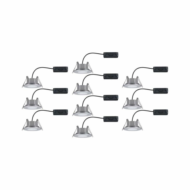 Paulmann Einbauleuchte LED Calla rund 10x5,2W  Chrom matt