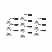 Einbauleuchte LED Calla rund 10x5,2W  Chrom matt
