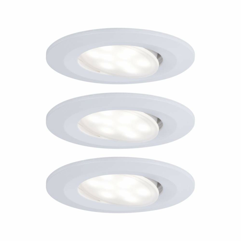 Paulmann Einbauleuchte LED Calla rund 3x6W  Weiß matt