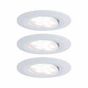 Einbauleuchte LED Calla rund 3x6W  Weiß matt
