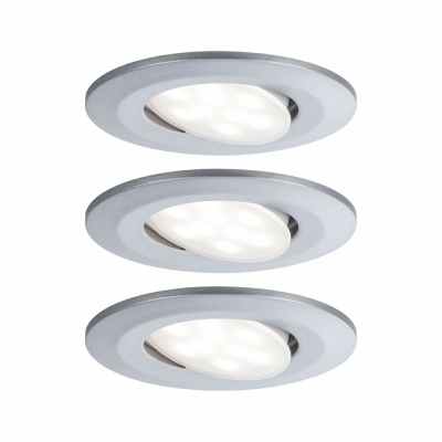 Paulmann Einbauleuchte LED Calla rund 3x6W  Chrom matt