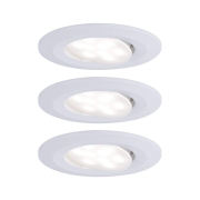 Einbauleuchte LED Calla rund 3x6,5W  Weiß matt