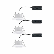 Einbauleuchte LED Calla rund 3x6,5W  Weiß matt