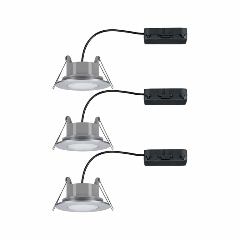 Paulmann Einbauleuchte LED Calla rund 3x 5,2W  Chrom matt