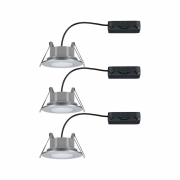 Einbauleuchte LED Calla rund 3x 5,2W  Chrom matt