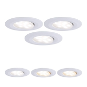 Einbauleuchte LED Calla rund 3x5,5W  Weiß matt