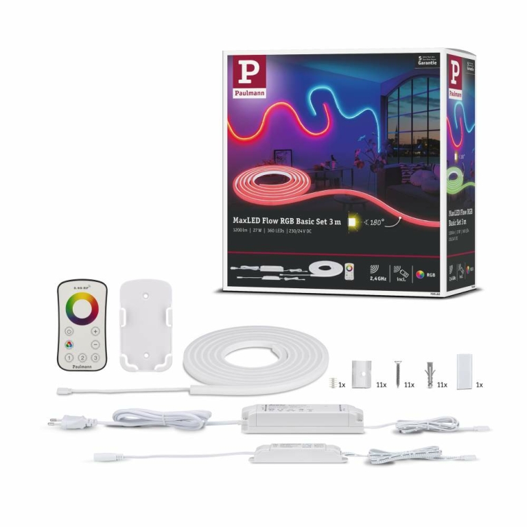 Paulmann MaxLED Flow Basisset 3m RGB 27 Watt