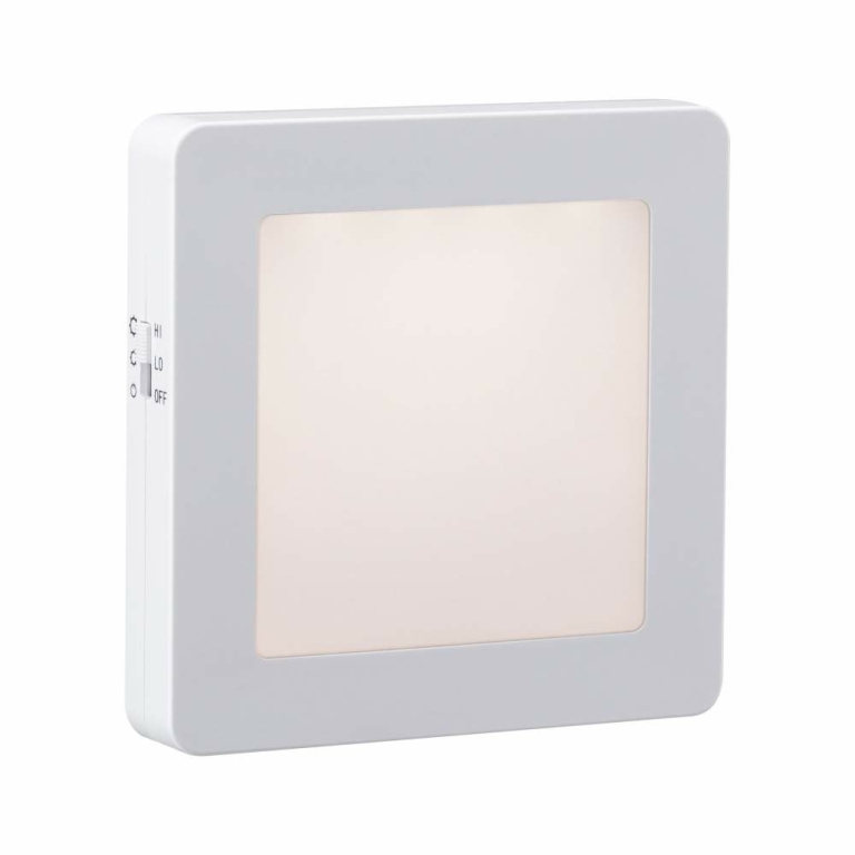 AS Esby eckig Nachtlicht Stecker weiß 3lm 3000K Sensor