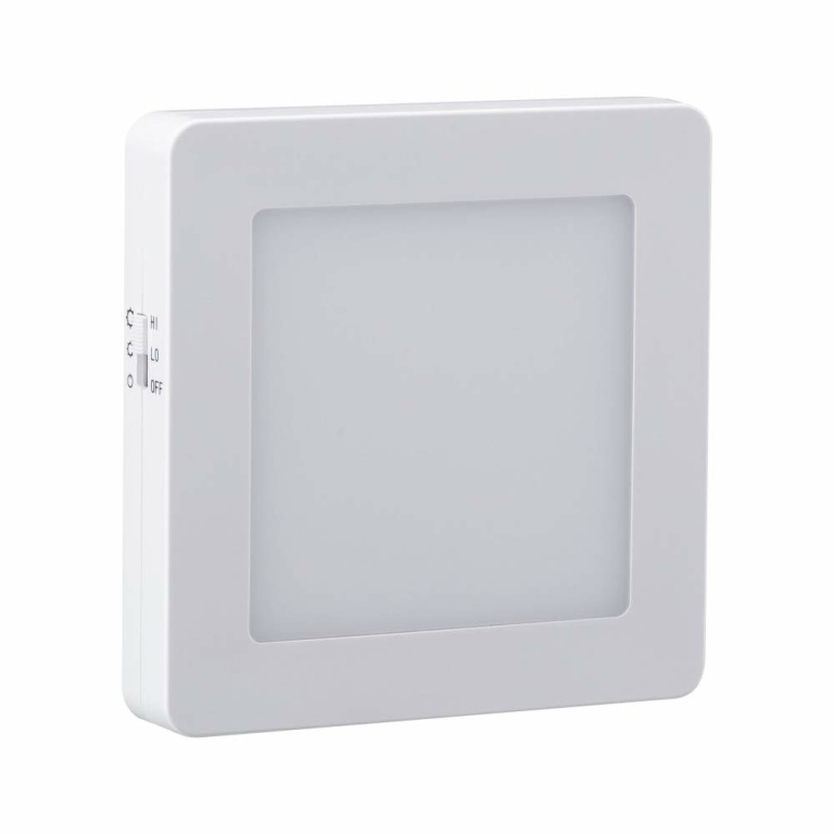 AS Esby eckig Nachtlicht Stecker weiß 3lm 3000K Sensor