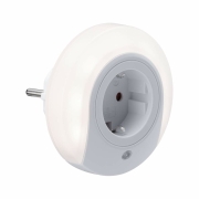 Stecker Nachtlicht Esby rund Weiß