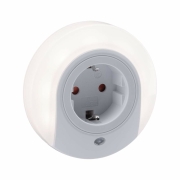 Stecker Nachtlicht Esby rund Weiß