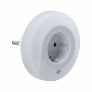 Stecker Nachtlicht Esby rund Weiß