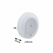 Stecker Nachtlicht Horby rund Weiß