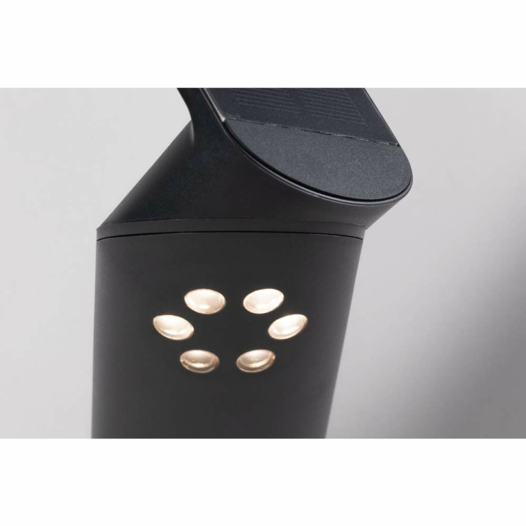 Paulmann Outdoor Solar LED-Wandleuchte Ilias anthrazit mit Bewegungsmelder IP44 57lm 3000K schwenkbar