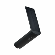 Outdoor Solar LED-Wandleuchte Ilias anthrazit mit Bewegungsmelder IP44 57lm 3000K schwenkbar