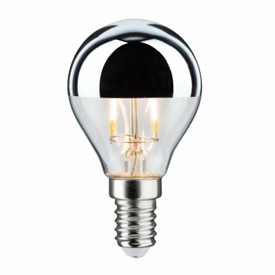 Paulmann LED Tropfen 2,6 Watt E14 Kopfspiegel Silber Warmweiß