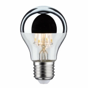 LED Standardform 4,8 Watt E27 Kopfspiegel Silber Warmweiß