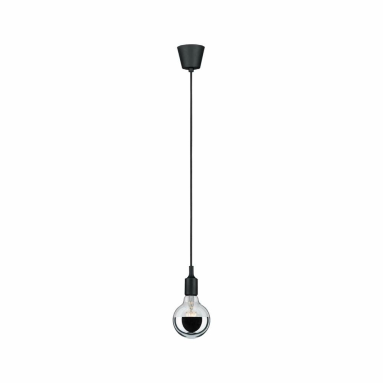 Paulmann 79754 Pendelleuchte Larus IP44 E27 max. 60W Schwarzchrom dimmbar |  Lampen1a