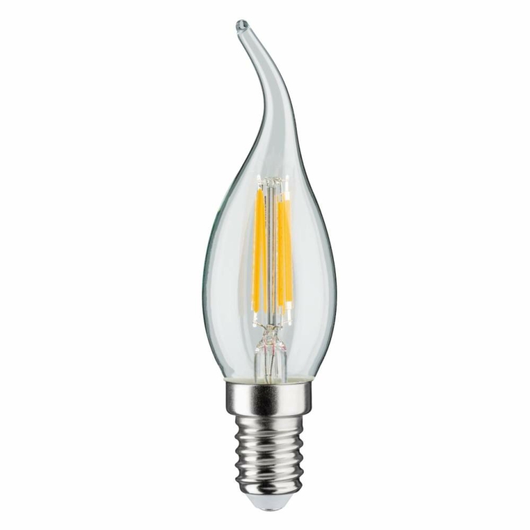 Paulmann LED Kerze 4,8 Watt E14 Klar Warmweiß