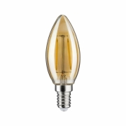 LED Kerze 2,6 Watt E14 Gold Goldlicht