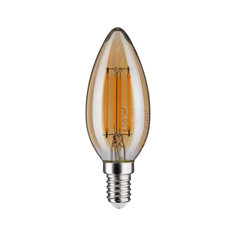 Paulmann LED Kerze 4,7 Watt E14 Gold Goldlicht