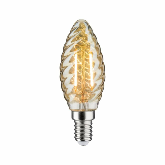 Paulmann LED Kerze 2,6 Watt E14 Gold Goldlicht