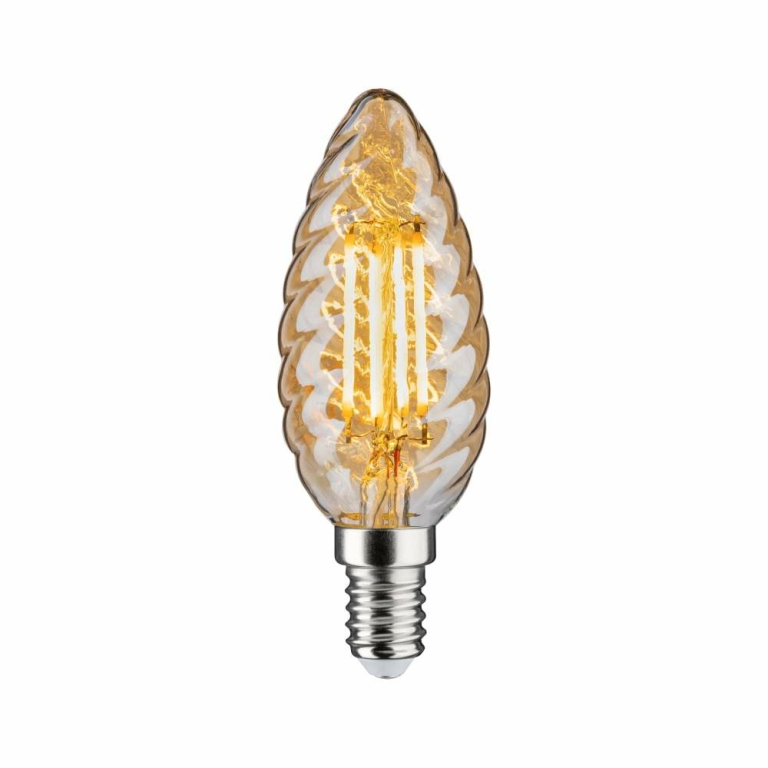 Paulmann LED Kerze 4,7 Watt E14 Gold Goldlicht