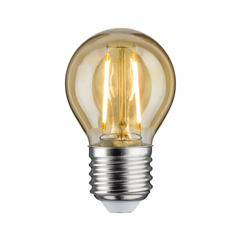 Paulmann LED Tropfen 2,6 Watt E27 Gold Goldlicht