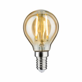 Paulmann LED Tropfen 2,6 Watt E14 Gold Goldlicht