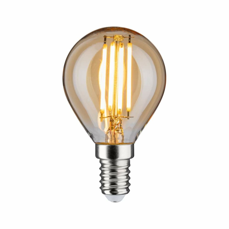 Paulmann LED Tropfen 4,7 Watt E14 Gold Goldlicht