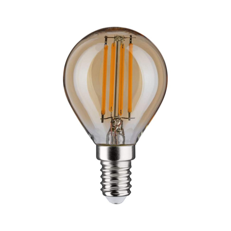 Paulmann LED Tropfen 4,7 Watt E14 Gold Goldlicht