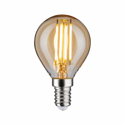 Paulmann LED Tropfen 4,7 Watt E14 Gold Goldlicht