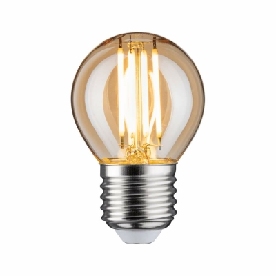 Paulmann LED Tropfen 4,7 Watt E27 Gold Goldlicht