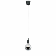 Neordic Pendelleuchte Ketil E27 max. 60W Schwarz dimmbar Silikon/Kunststoff 1-flammig