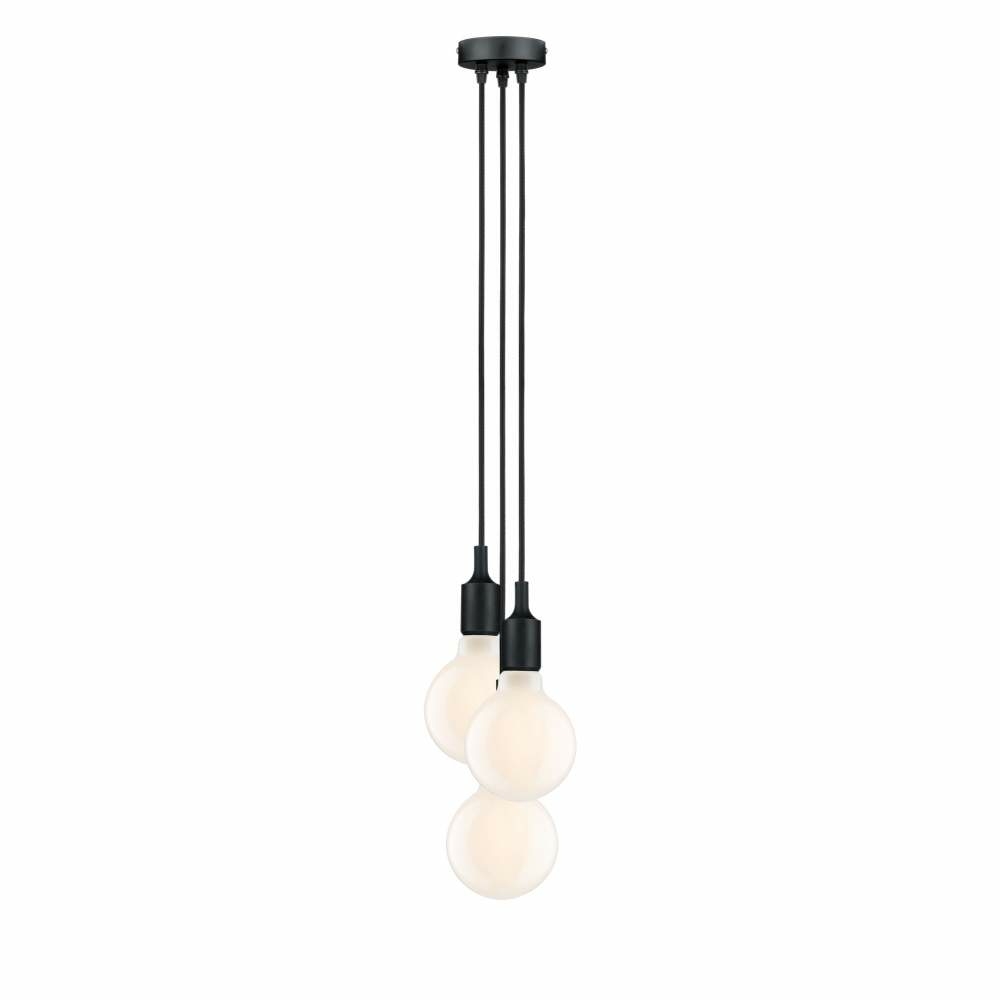 Paulmann 50382 Neordic Pendelleuchte Ketil E27 max. 3x60W Schwarz dimmbar |  Lampen1a