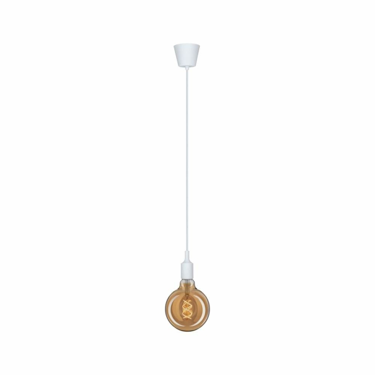Paulmann Neordic Pendelleuchte Ketil E27 max. 60W Weiß dimmbar Silikon/Kunststoff 1-flammig