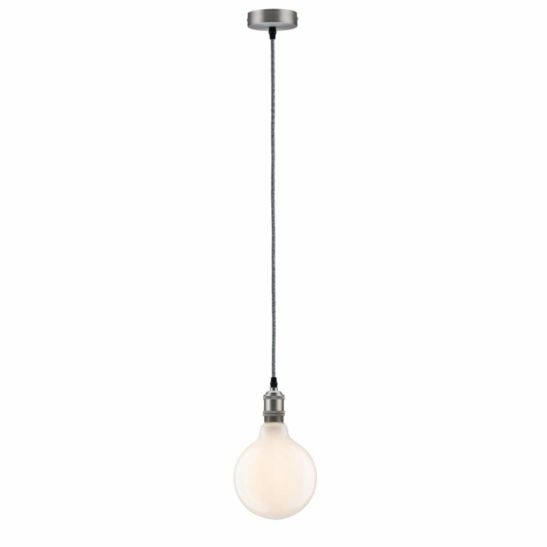 Paulmann Neordic Pendelleuchte Eldar E27 max. 60W Grau/Nickel dimmbar Metall