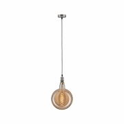 Neordic Pendelleuchte Eldar E27 max. 60W Grau/Nickel dimmbar Metall